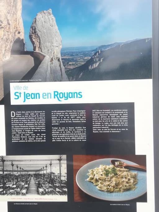 Logement Standing Wifi Vercors 'In Saint-Jean-en-Royans Luaran gambar